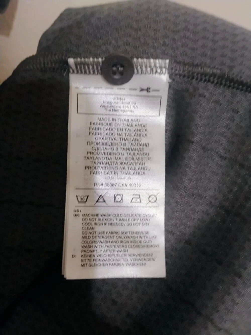 Adidas Men's L Gray Black Pinstripe FreeLift AEROREADY Tennis Polo Shirt